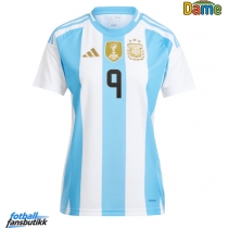 Argentina Julian Alvarez #9 Hjemmedrakt Dame Copa America 2024 Kortermet